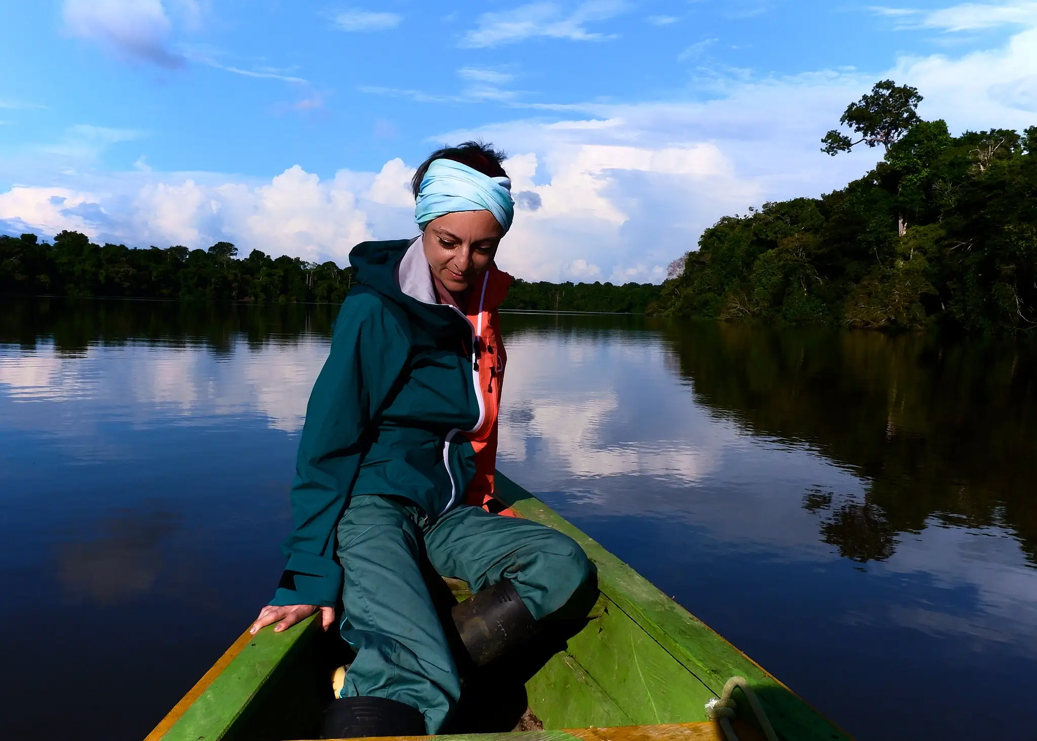 My Travel Diary Chronicles - On the kayak in the channels of the Amazon