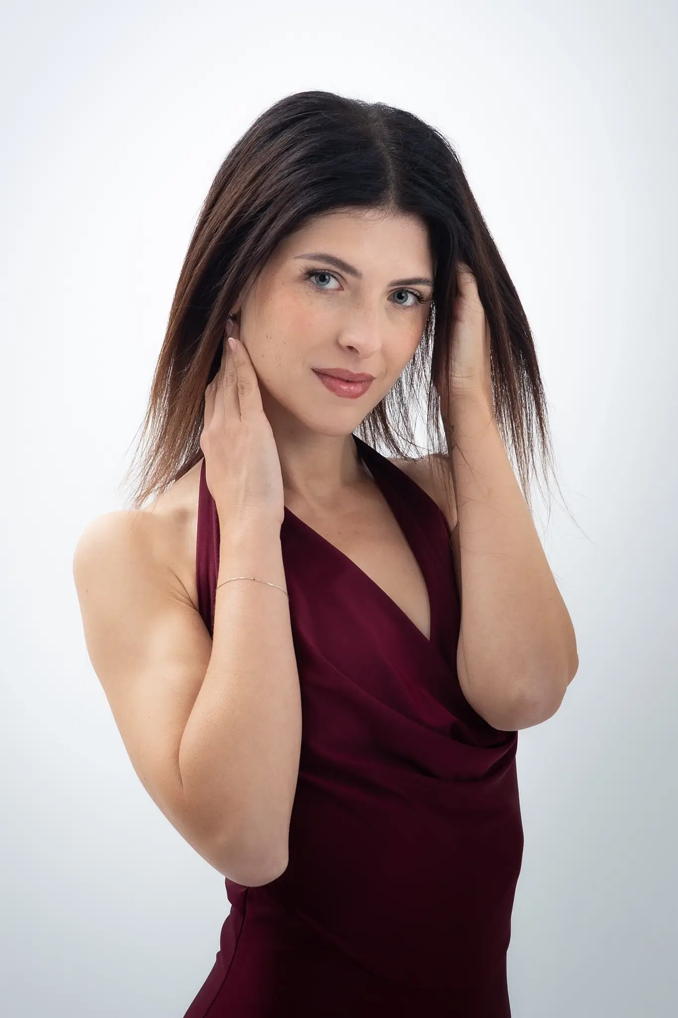 Portrait of Martina in studio during a workshop